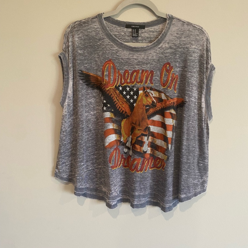 Forever 21 horse tee shirt